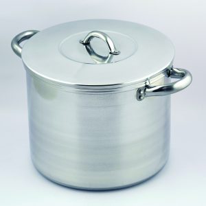 Panela polida com tampa e asas de Inox | Polished stewpot pot with stainless steel handles and lid | Marmite polie avec Inox queue et couvercle | Olla polida con asas y tapadera Inox