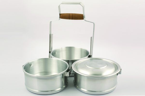 Porta Jantares 3 andares | MessKit | Ensemble Marmite | Fiambrera de 3 Pisos